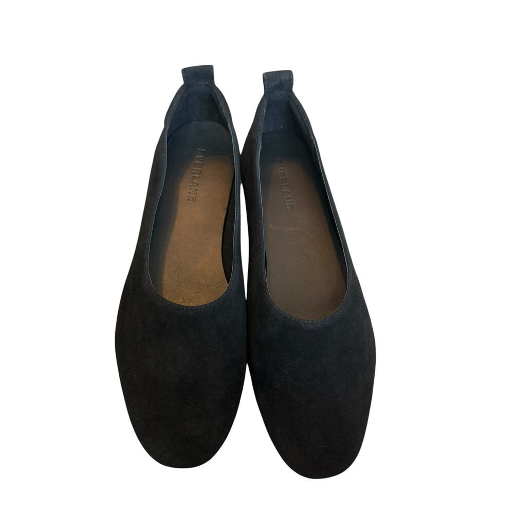 Everlane Day Glove Flats Black Suede Ballet Shoes Women’s Size 7